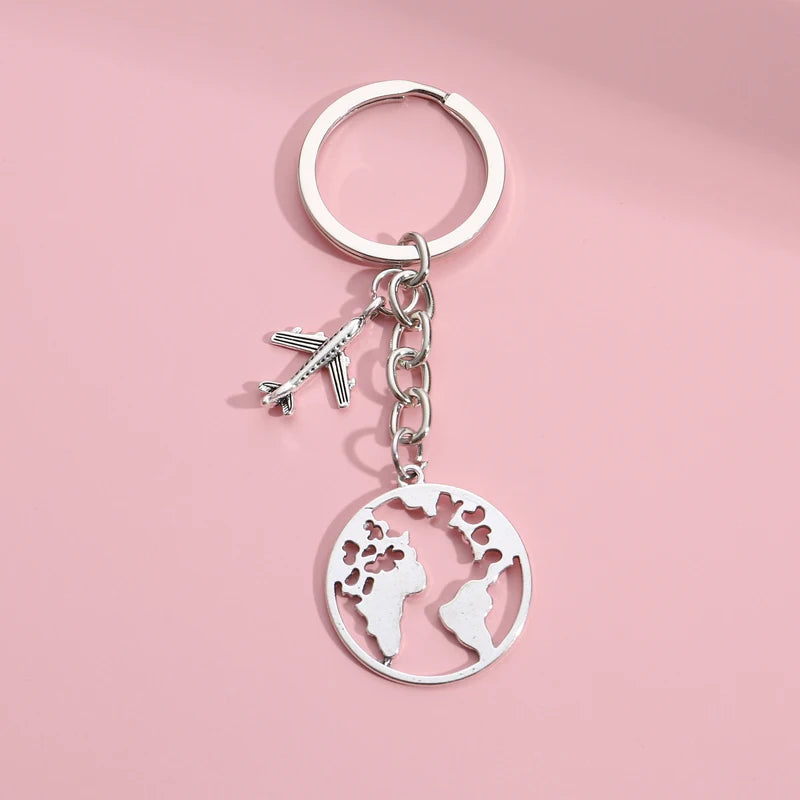 Travel Airplane Keychain