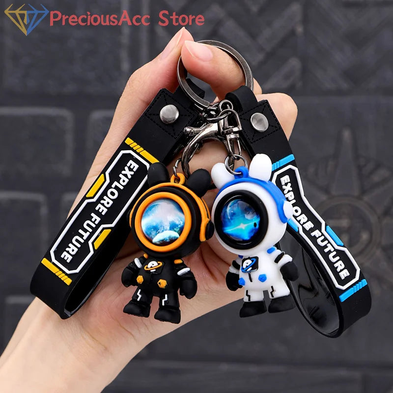 Lightning Bear Keychain