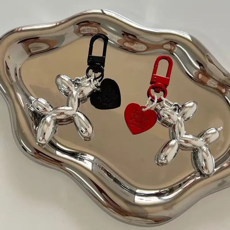 Y2K Balloon Dog Keychain