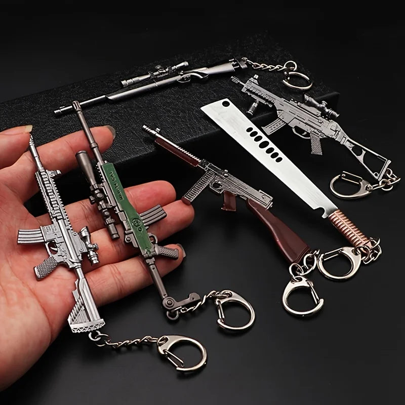 PUBG Gun Keychain