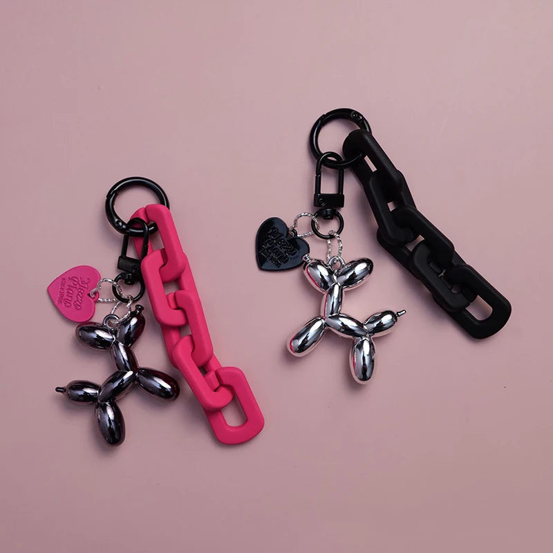 Y2k Balloon Dog Keychain