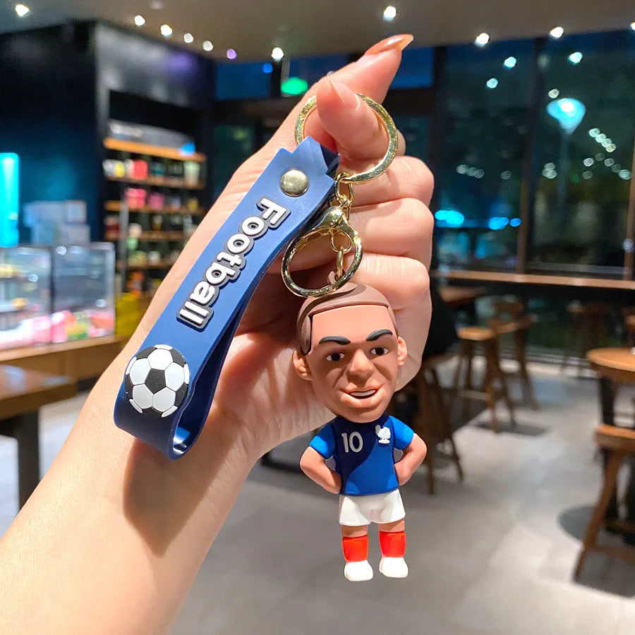 Cristiano Ronaldo and Messi Keychain