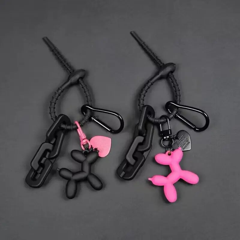 Y2k Balloon Dog Keychain