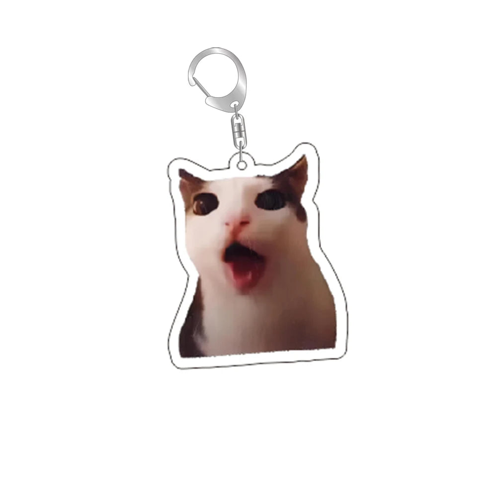 Cat Memes Keychain
