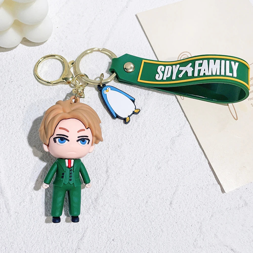 Spy X Family Twilight Anya Yor Loid Forger Keychain