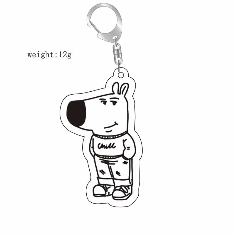 Chill Guy Keychain