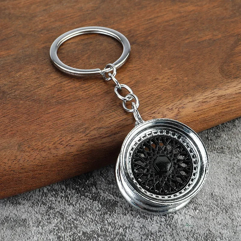 Wheel Rim Keychain
