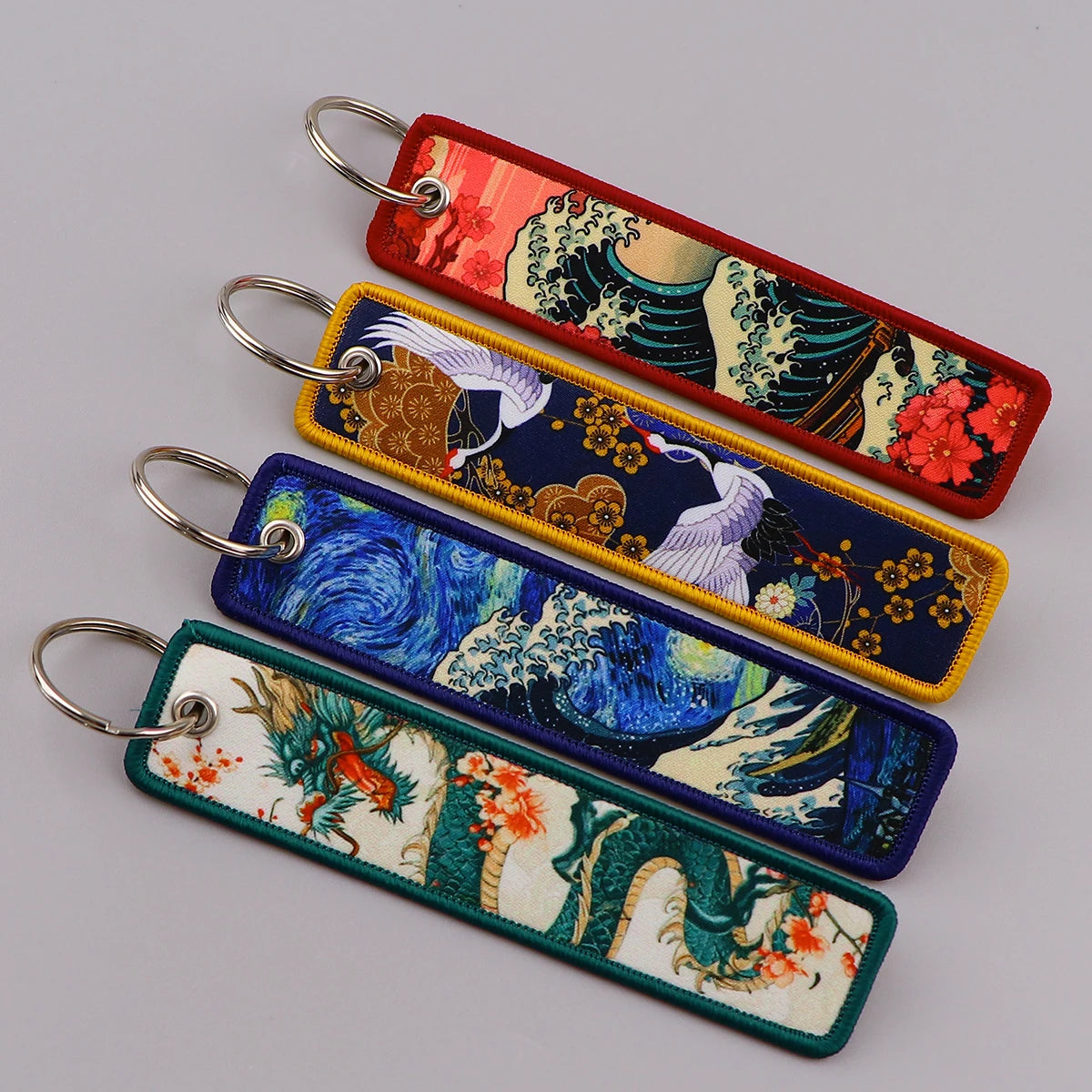 Van Gogh Embroidery Keychain