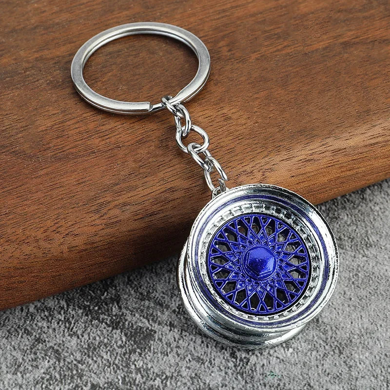 Wheel Rim Keychain