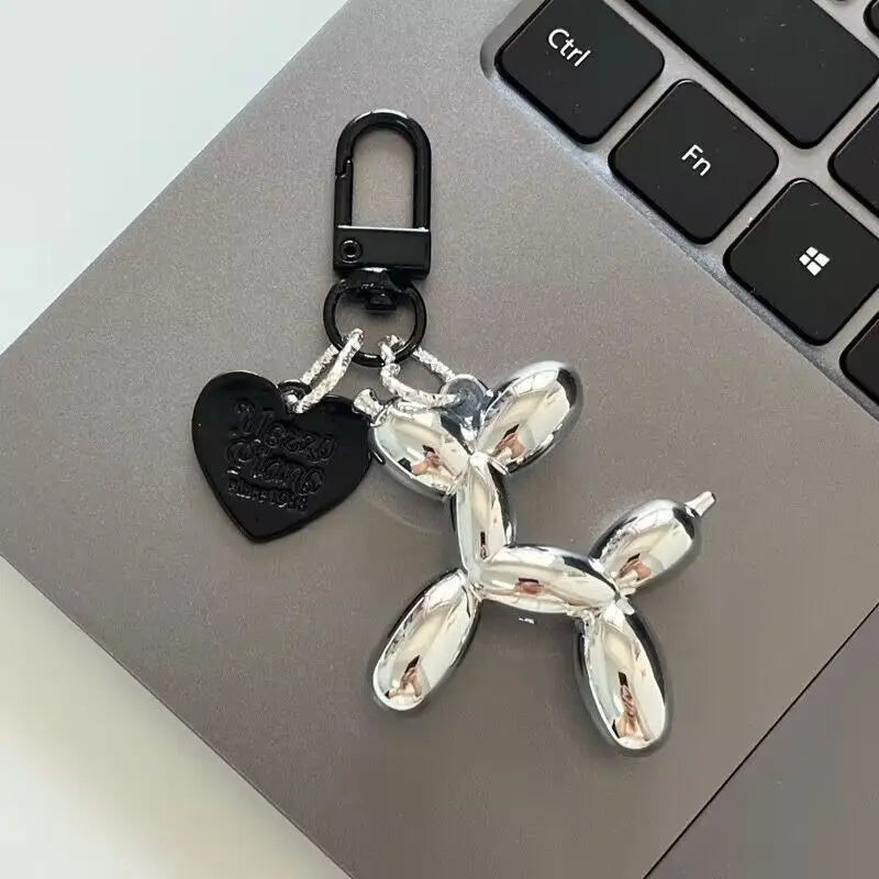 Y2K Balloon Dog Keychain