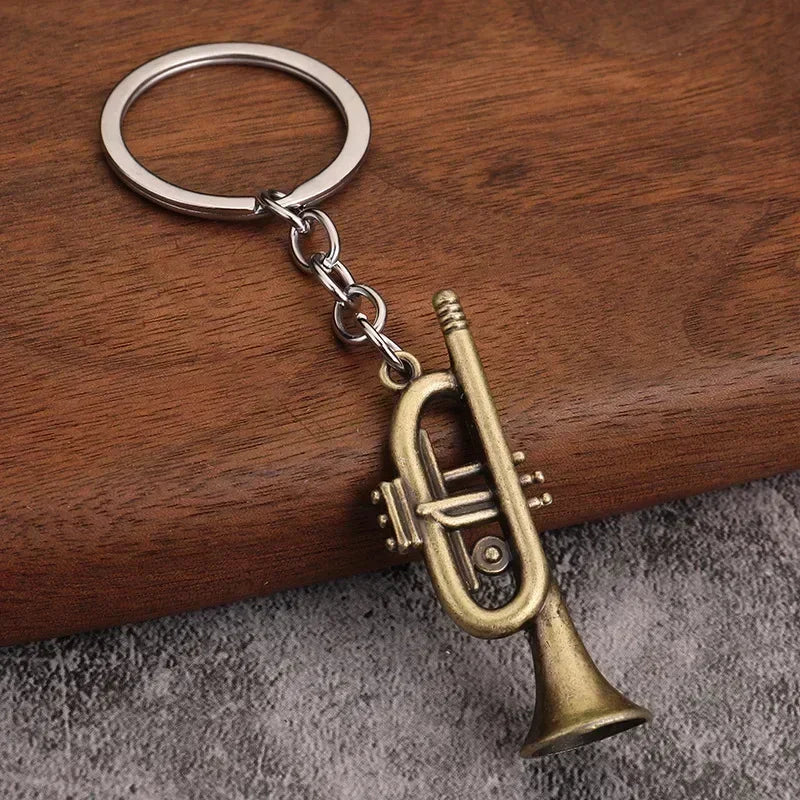 Trumpet Keychain