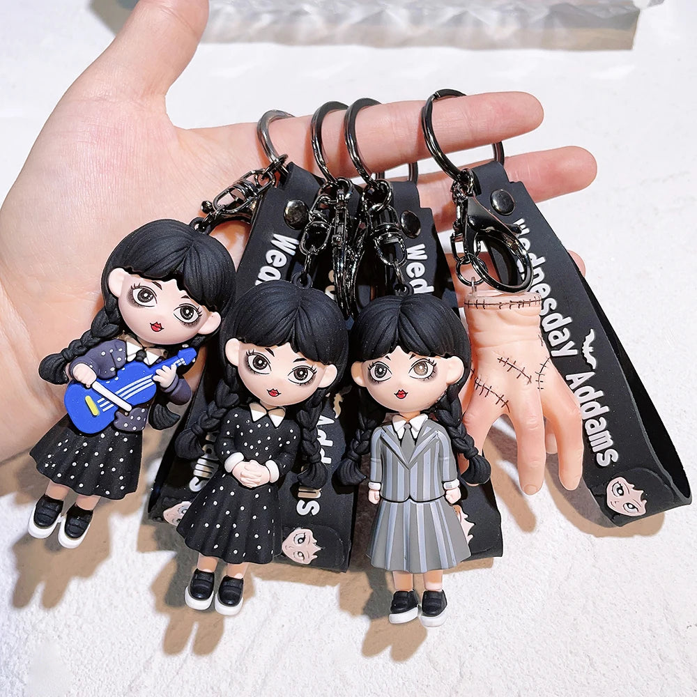 Wednesday Addams Keychain
