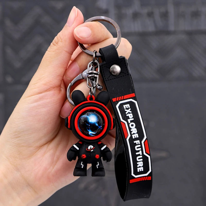 Lightning Bear Keychain