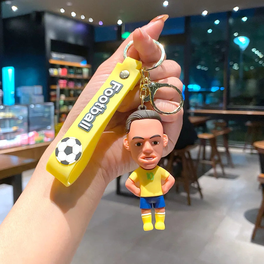 Cristiano Ronaldo and Messi Keychain