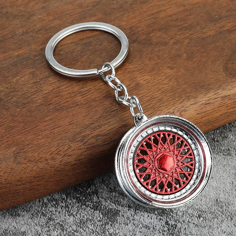 Wheel Rim Keychain