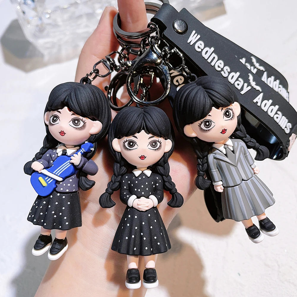 Wednesday Addams Keychain