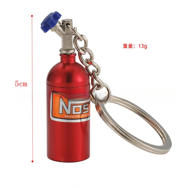 Nos Nitrogen Bottle Keychain