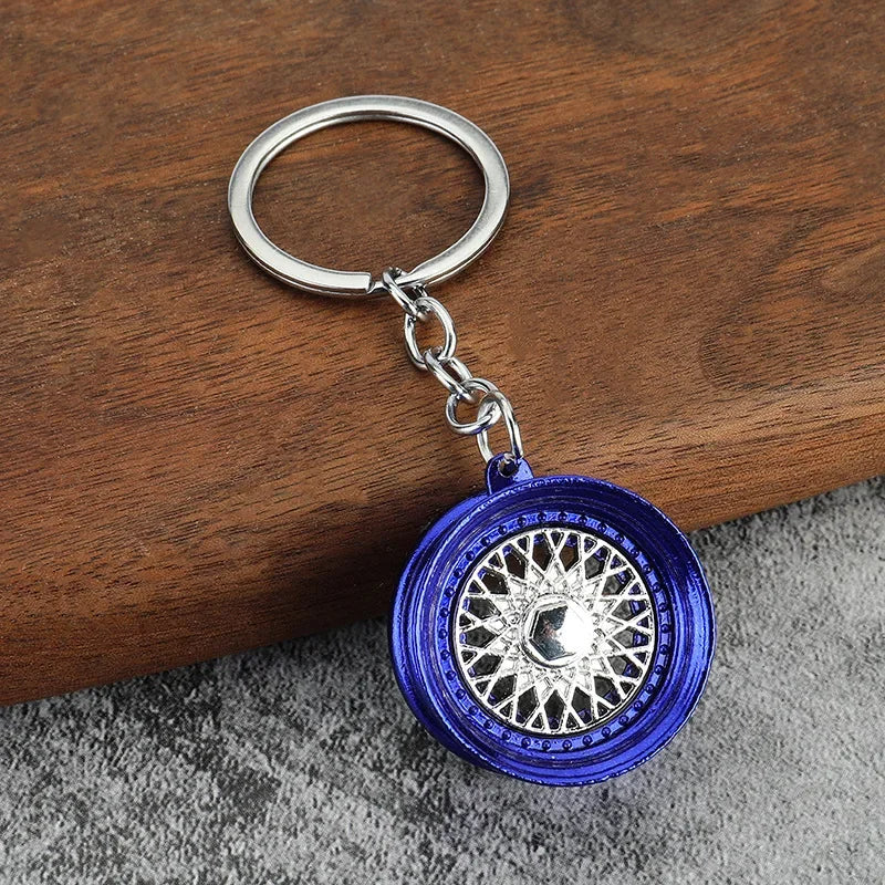 Wheel Rim Keychain