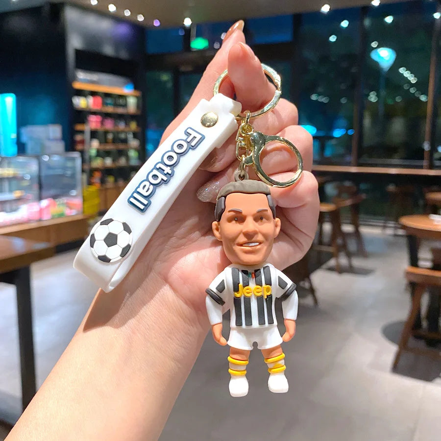 Cristiano Ronaldo and Messi Keychain