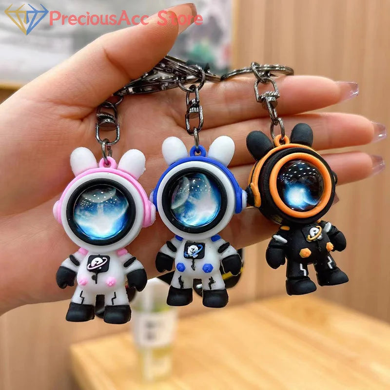 Lightning Bear Keychain