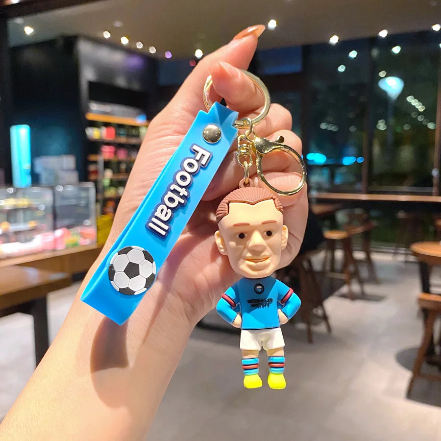 Cristiano Ronaldo and Messi Keychain