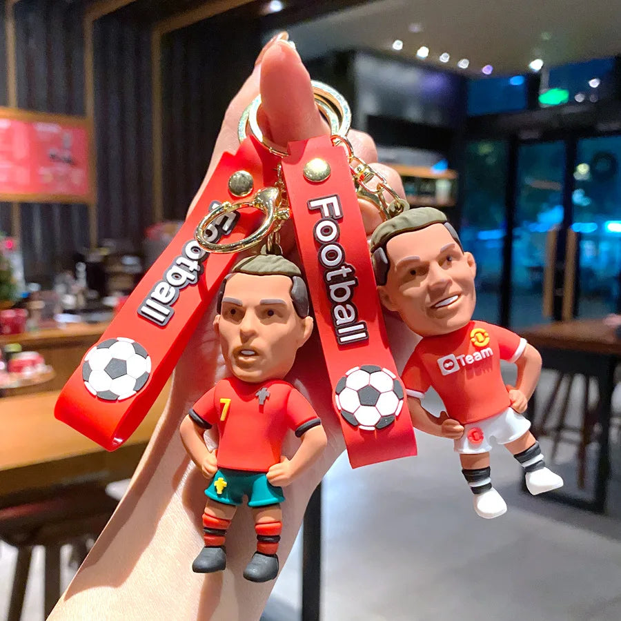 Cristiano Ronaldo and Messi Keychain