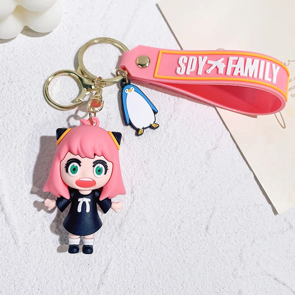 Spy X Family Twilight Anya Yor Loid Forger Keychain