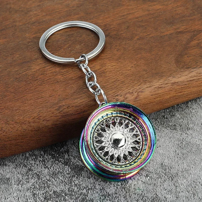Wheel Rim Keychain
