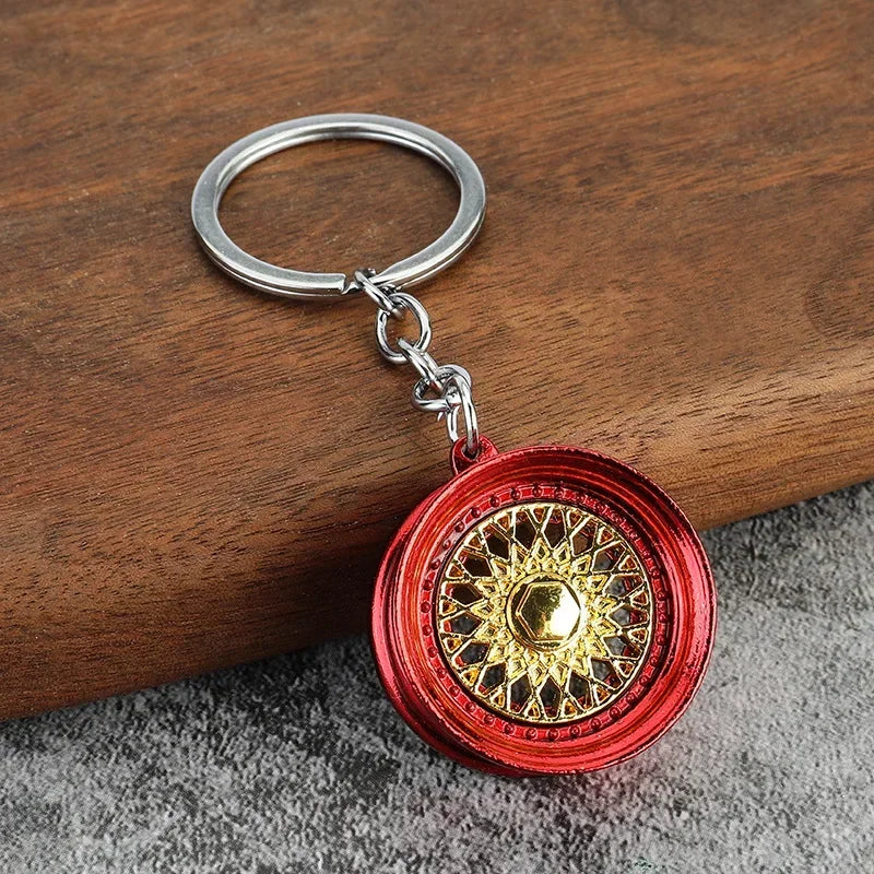 Wheel Rim Keychain