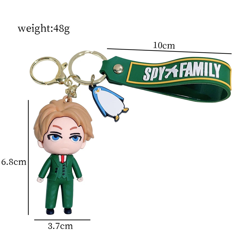 Spy X Family Twilight Anya Yor Loid Forger Keychain