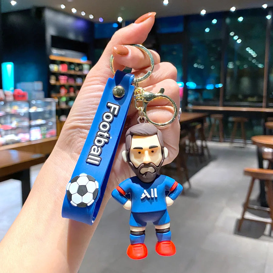 Cristiano Ronaldo and Messi Keychain
