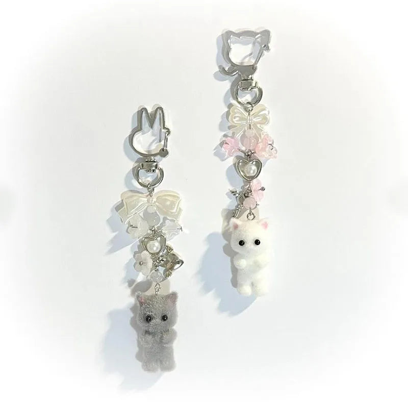 Furry Kitten Keychain
