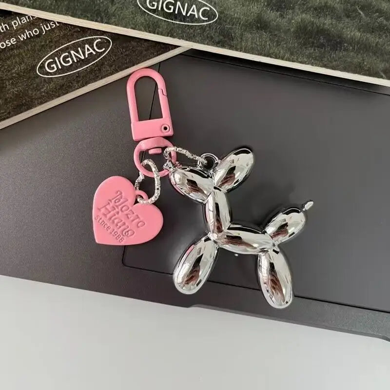 Y2K Balloon Dog Keychain