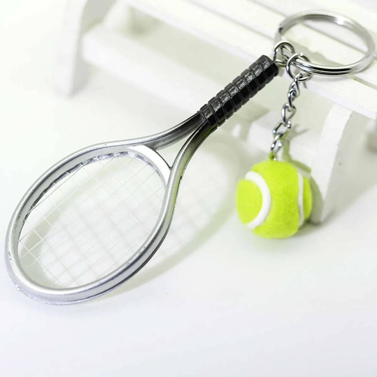 Tennis Keychain