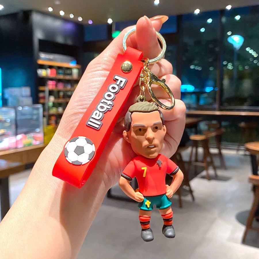 Cristiano Ronaldo and Messi Keychain
