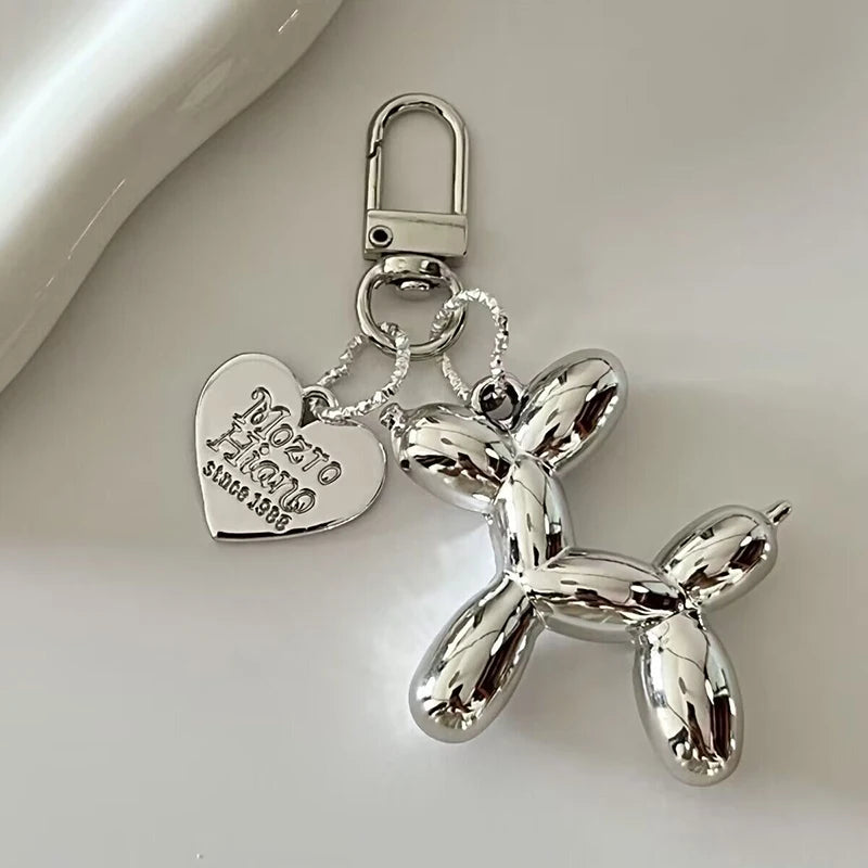Y2K Balloon Dog Keychain