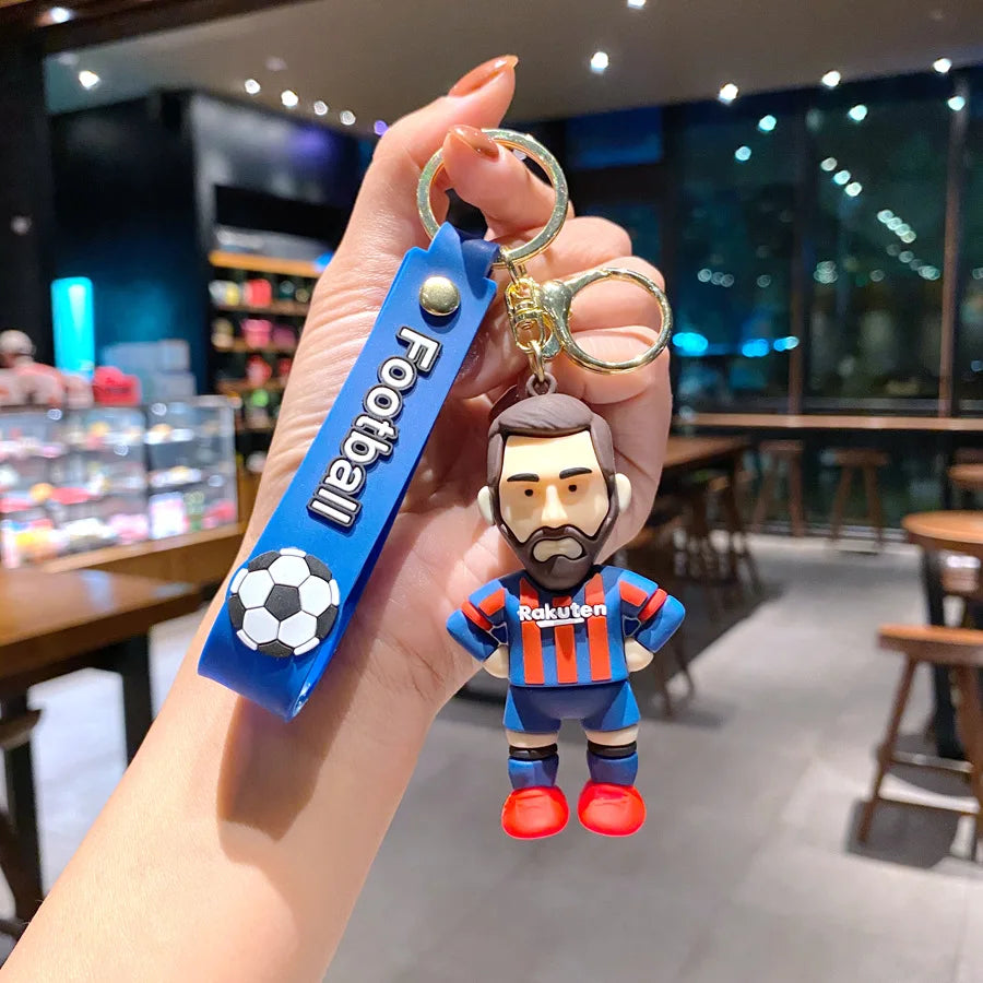 Cristiano Ronaldo and Messi Keychain