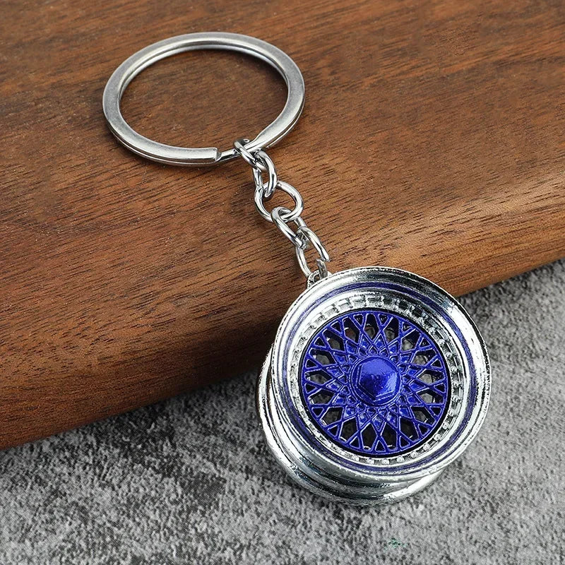 Wheel Rim Keychain