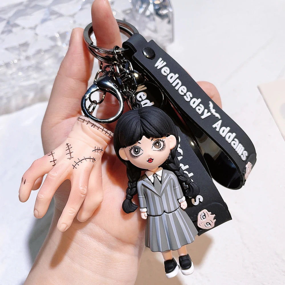 Wednesday Addams Keychain