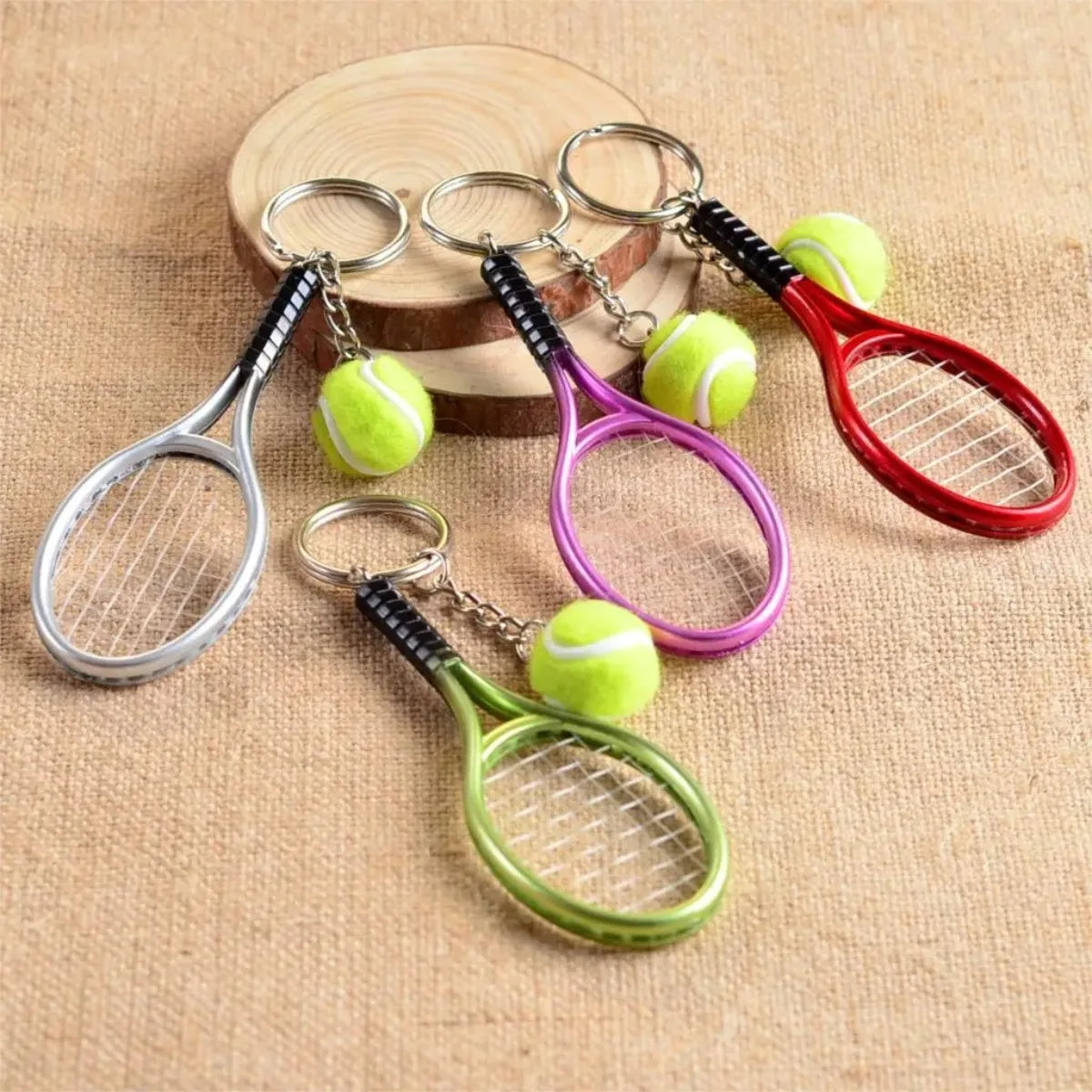 Tennis Keychain