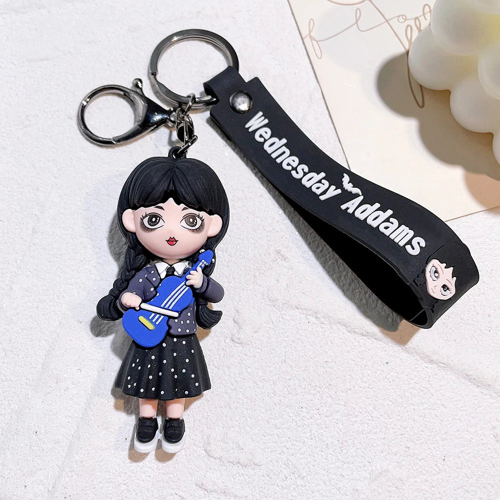 Wednesday Addams Keychain
