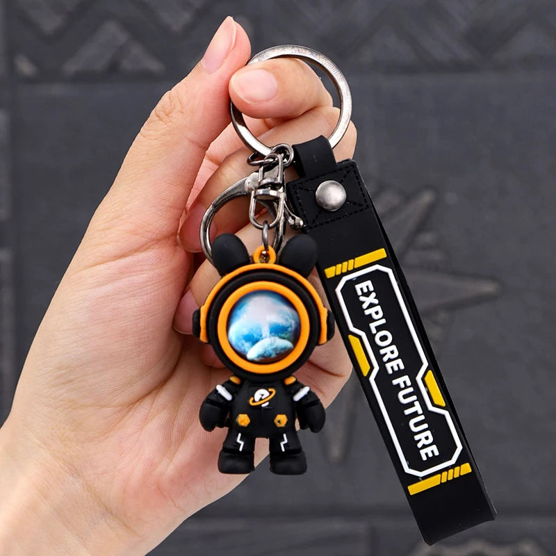 Lightning Bear Keychain