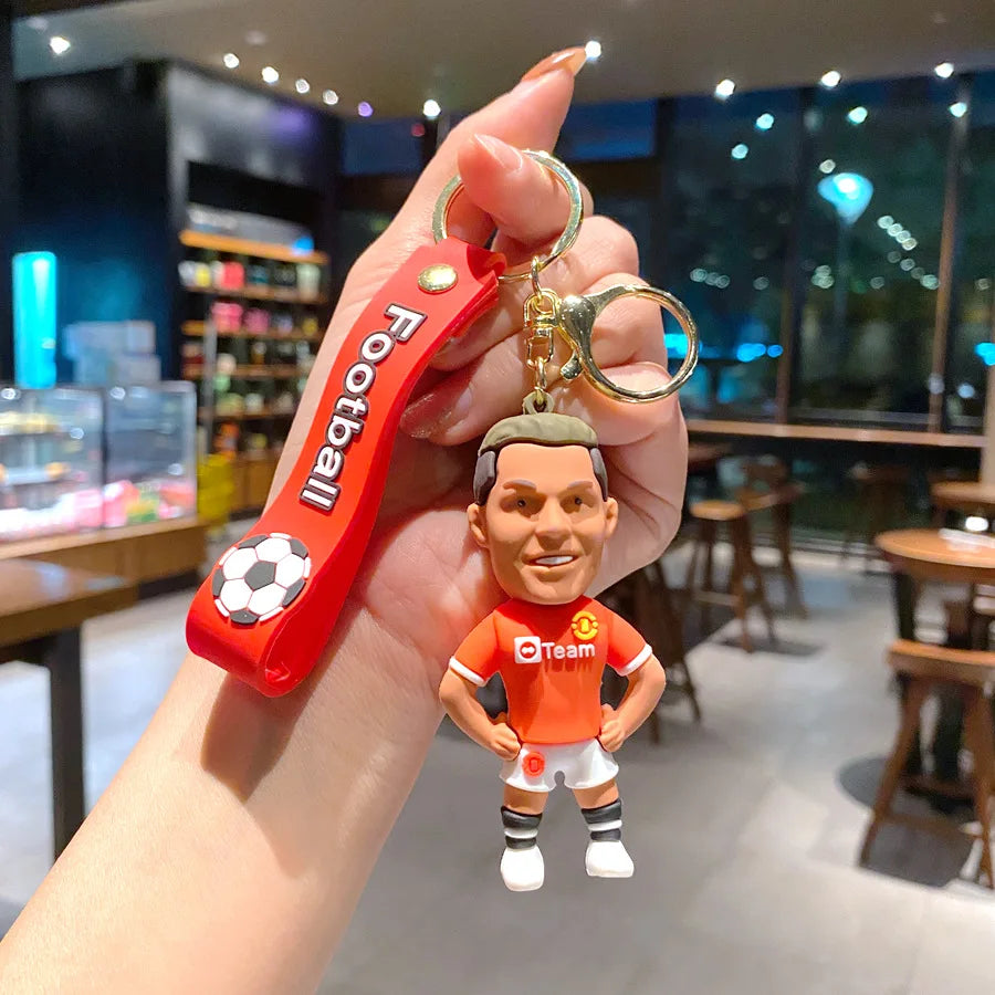 Cristiano Ronaldo and Messi Keychain