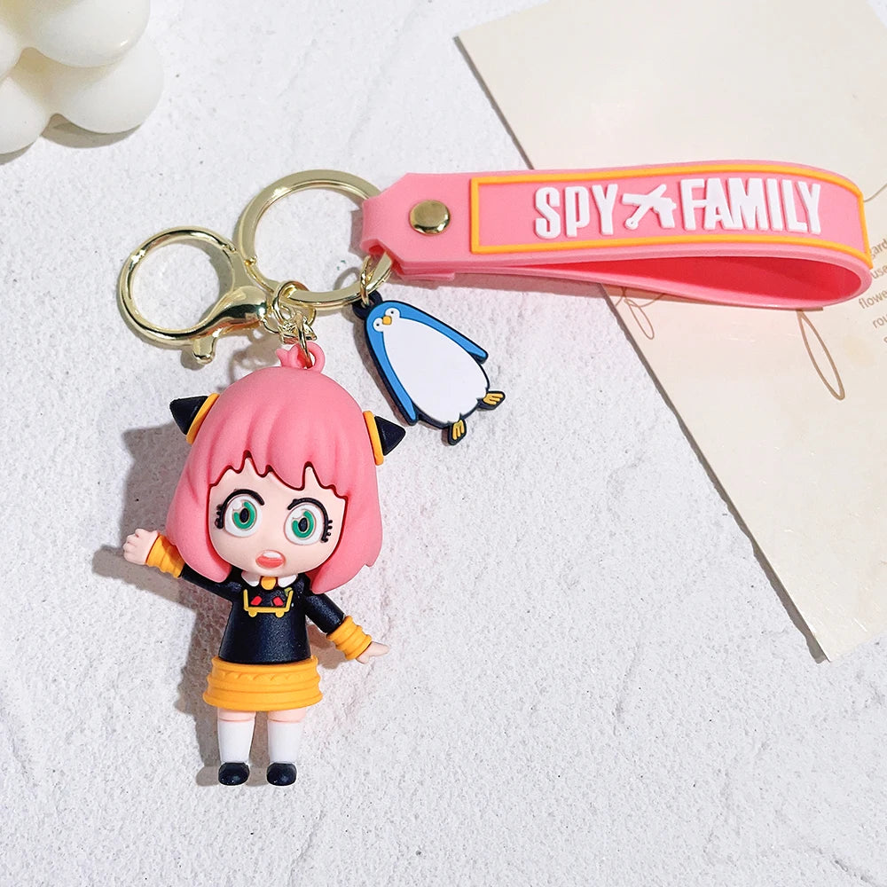 Spy X Family Twilight Anya Yor Loid Forger Keychain