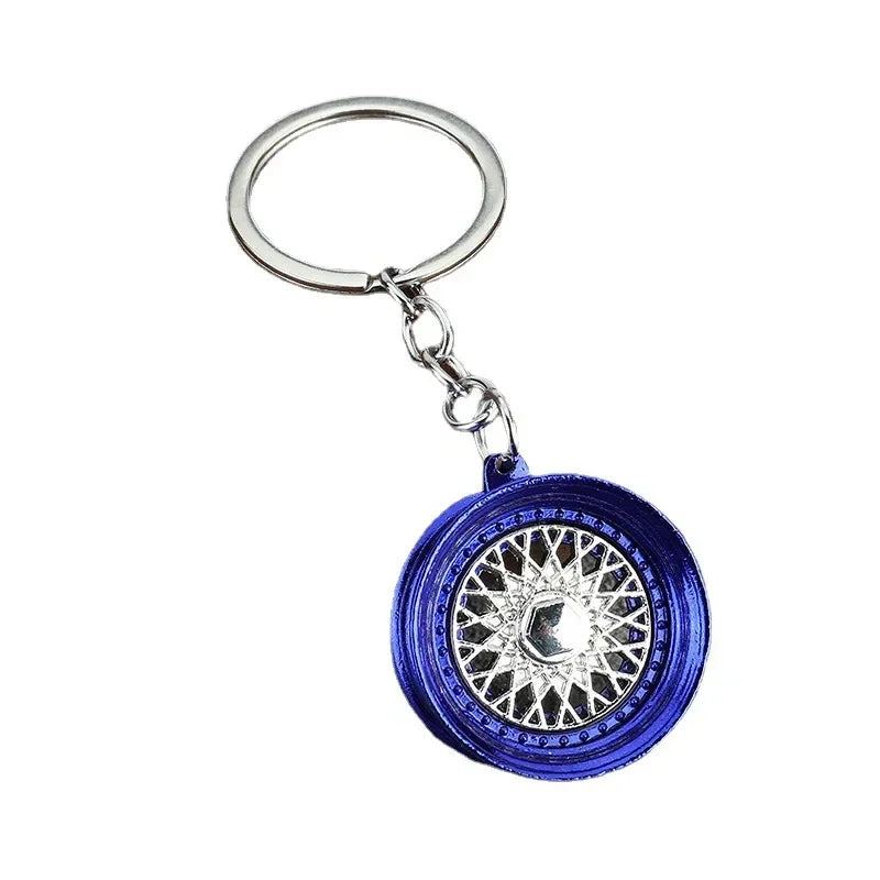 Wheel Rim Keychain