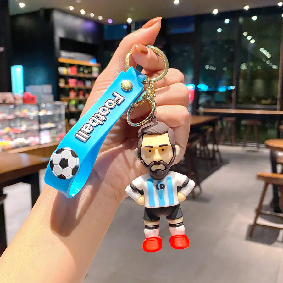 Cristiano Ronaldo and Messi Keychain