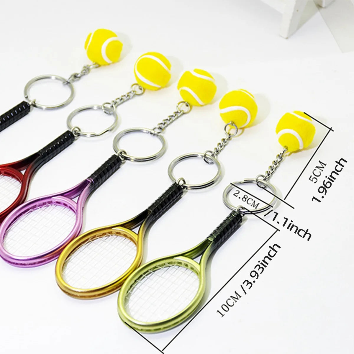 Tennis Keychain
